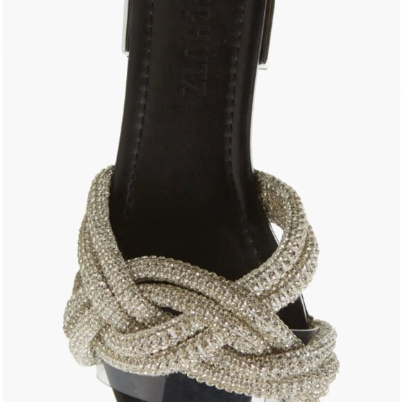 $160 Schutz Lindy Braided Slide Sandal - Picture 7 of 8